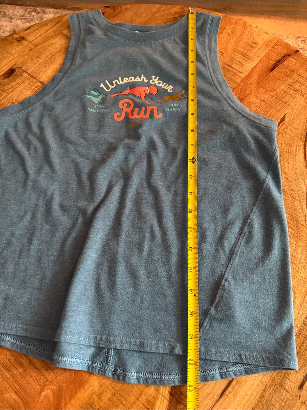 Brooks Run Happy Tank Top Sz S Unleash Your Run dog - Picture 6 of 6
